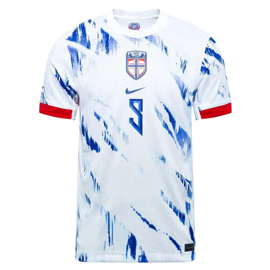 Norge fotballandslag bortedrakt 2024/25 Erling Haaland 9 herre fotballdrakt