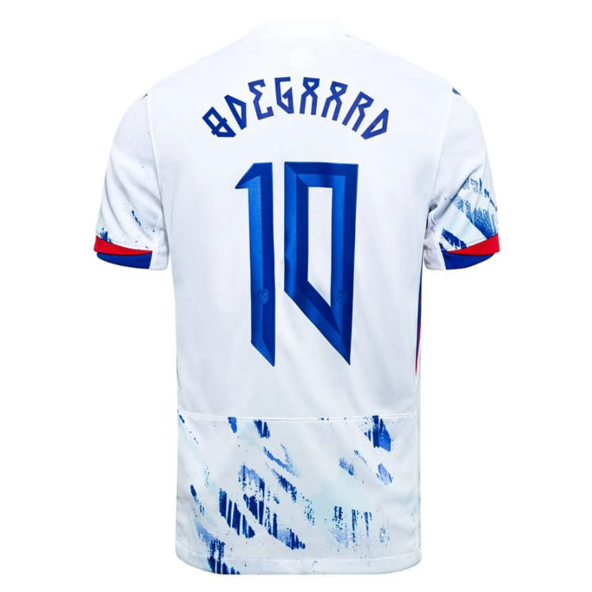 Norge fotballandslag bortedrakt 2024/25 Martin Ødegaard 10 herre fotballdrakt