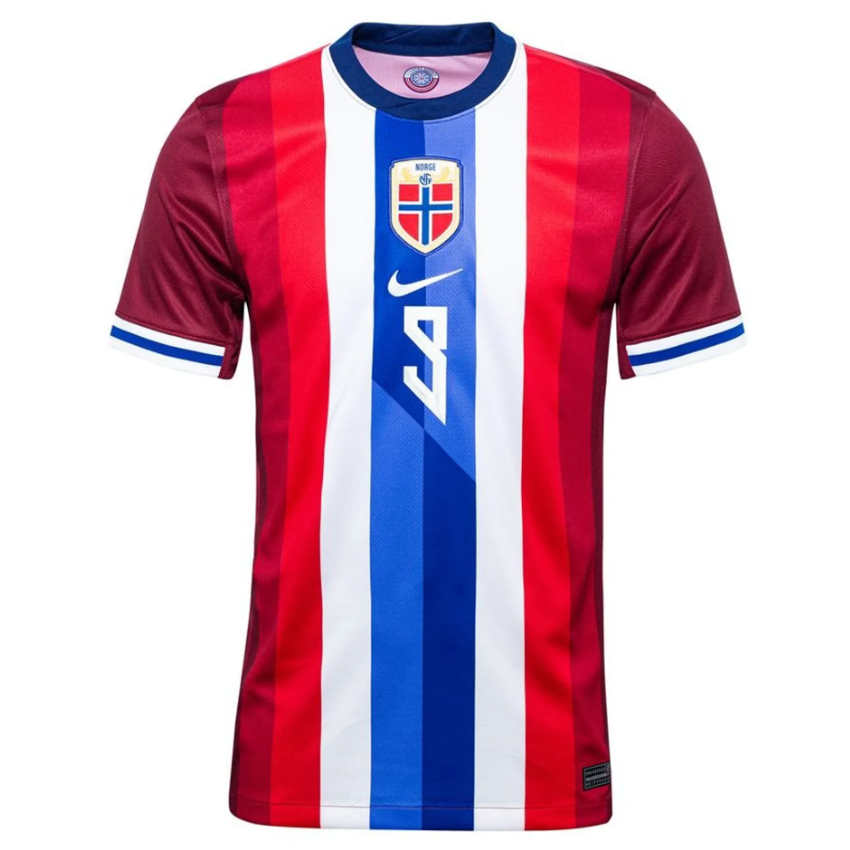 Norge fotballandslag hjemmedrakt 2024/25 Erling Haaland 9 herre fotballdrakt