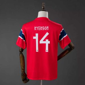 Norge hjemmedrakt VM 2026 herre Julian Ryerson 14 kortermet fotballdrakt