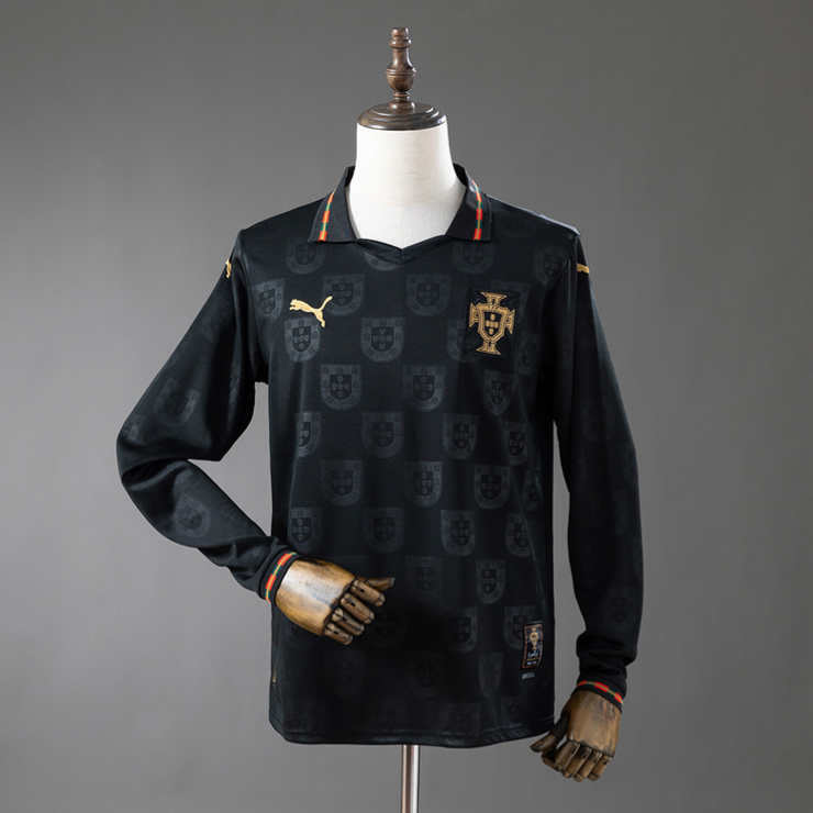 Portugal 2026/27 Black Panther Herre Langermet Fotballdrakt Spesialutgave