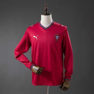 Portugal VM 2026 Hjemmedrakt – Langermet Fotballdrakt for Herre