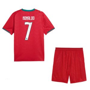 Portugal VM 2026 Hjemmedraktsett Barn Cristiano Ronaldo 7 Kortermet Fotballdrakt