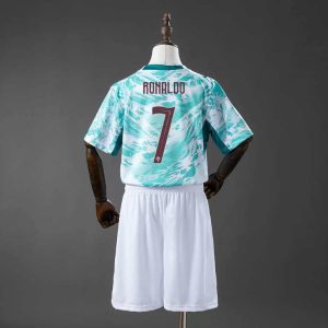 Portugal VM 2026 Landslagsdrakt Bortedrakt Barn RONALDO 7 Fotballdraktsett