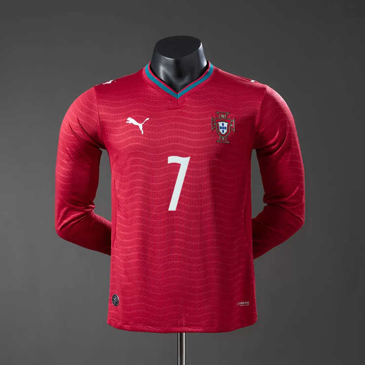 Portugal VM 2026 Landslagsdrakt Hjemmedrakt RONALDO 7 Fotballdrakt Herre