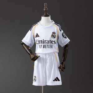 Real Madrid Hjemmedrakt 2025/26 Barn Fotballdraktsett