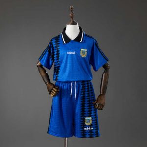 Retro Argentina 1994 Bortedrakt Barn Fotballdraktsett