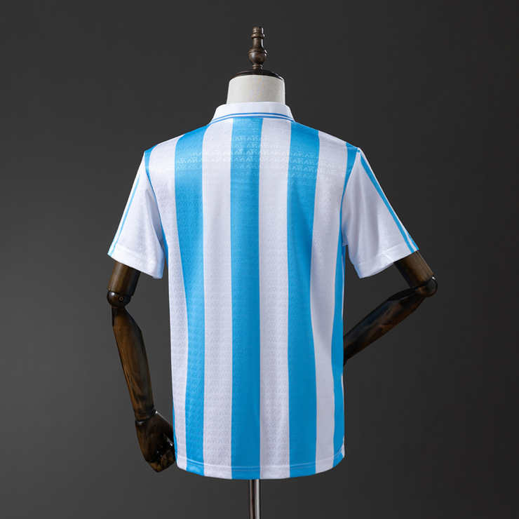 Retro Argentina 1994 Hjemmedrakt Fotballdrakt Herre