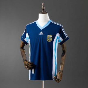 Retro Argentina 1998 Bortedrakt Fotballdrakt Herre