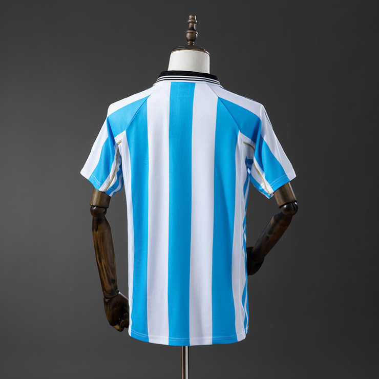 Retro Argentina 1998 Hjemmedrakt Fotballdrakt Herre
