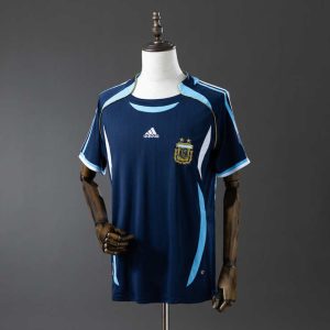 Retro Argentina 2006 Bortedrakt Fotballdrakt Herre