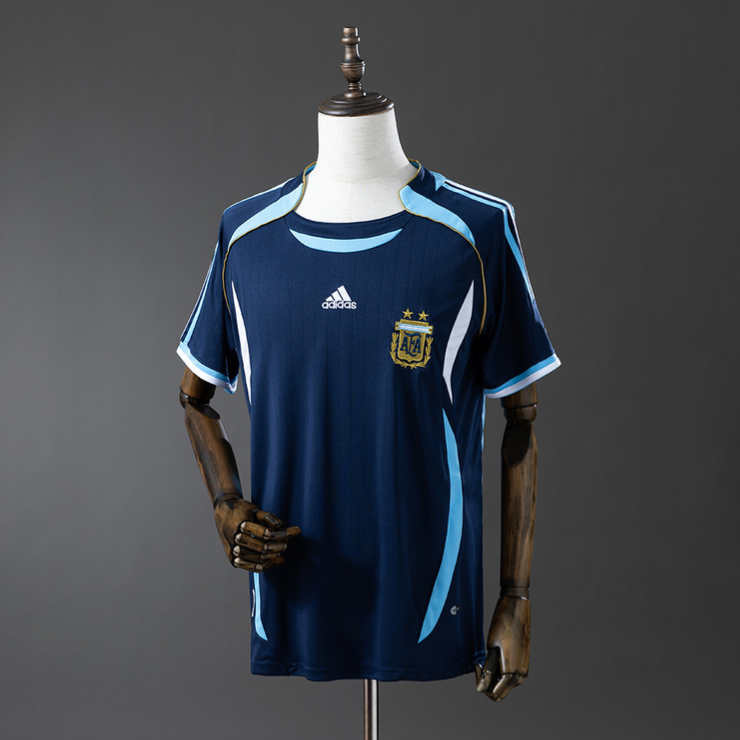Retro Argentina 2006 Bortedrakt Fotballdrakt Herre