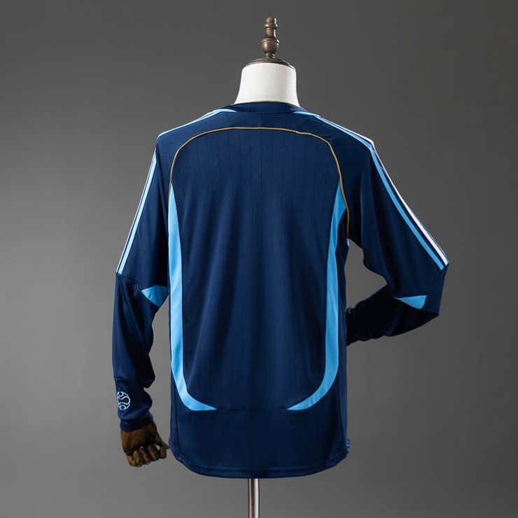 Retro Argentina 2006 Bortedrakt Langermet Herre Fotballdrakt