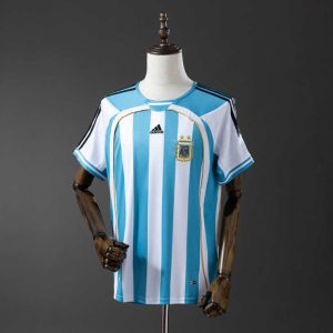 Retro Argentina 2006 Hjemmedrakt Fotballdrakt Herre