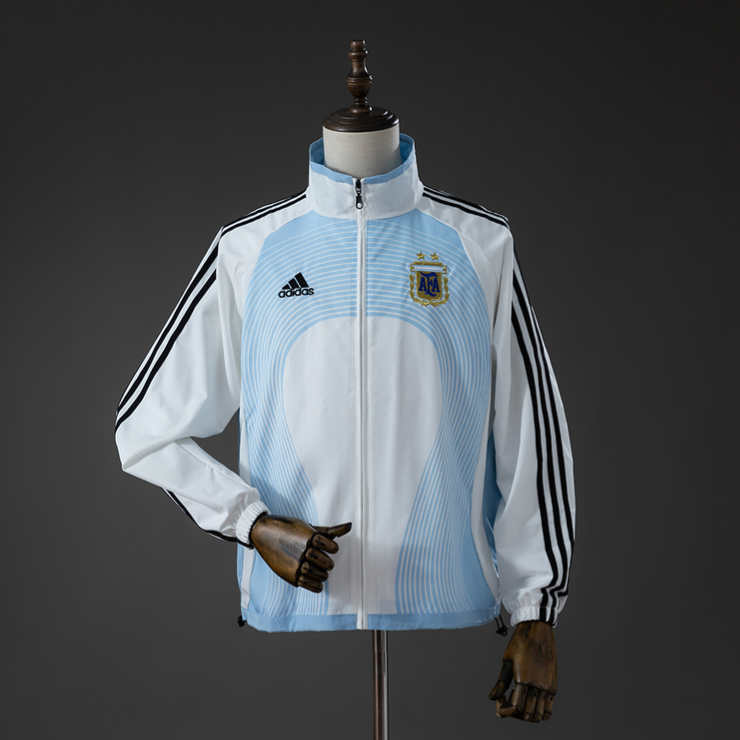 Retro Argentina 2006 Hjemmedrakt vindjakke fotballdrakt herre