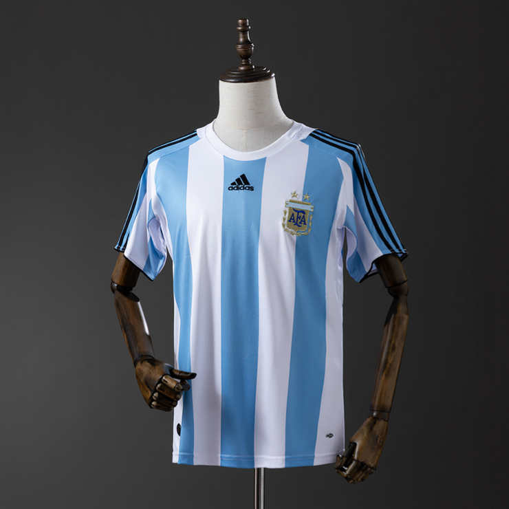 Retro Argentina 2008/10 Hjemmedrakt Fotballdrakt Herre