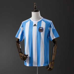 Retro Argentina 2010 Hjemmedrakt Fotballdrakt Herre