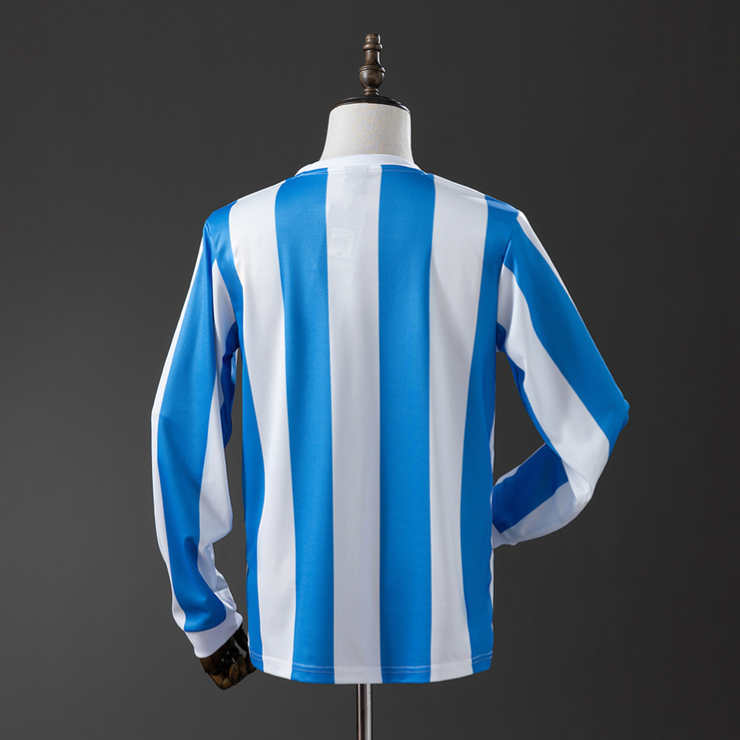 Retro Argentina Hjemmedrakt 1986 Langermet Herre Fotballdrakt