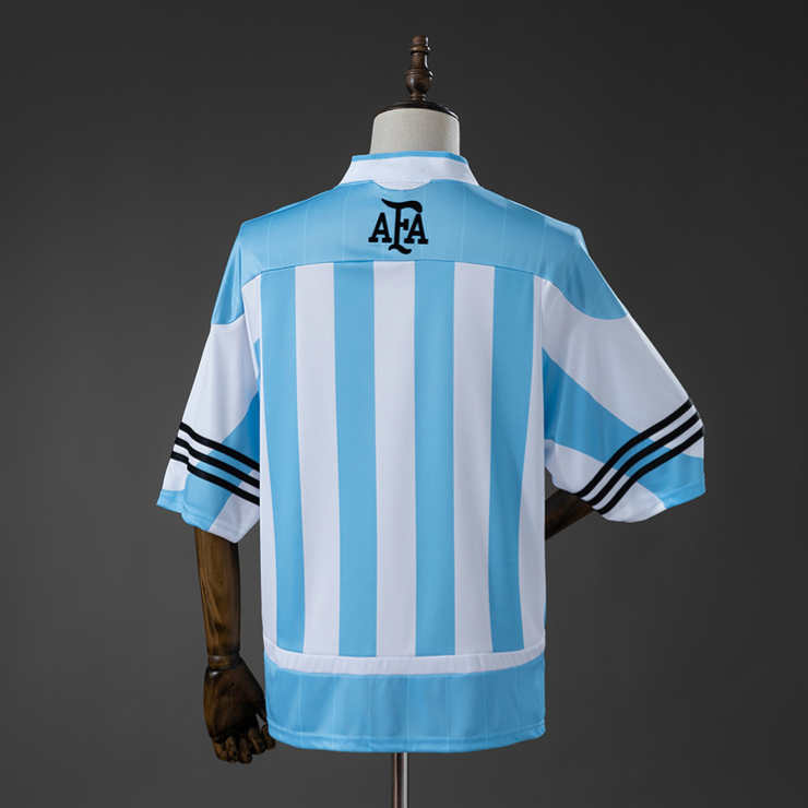 Retro Argentina Hjemmedrakt Bringback Remixed Fotballdrakt