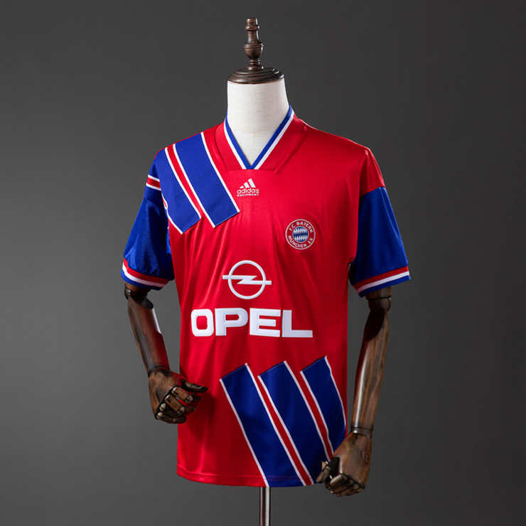 Retro Bayern München 1993/95 Hjemmedrakt Fotballdrakt Herre