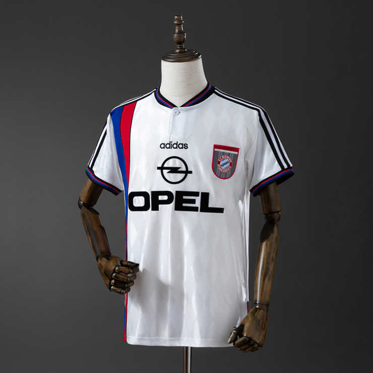 Retro Bayern München 1996/98 Bortedrakt Fotballdrakt Herre