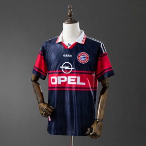 Retro Bayern München 1997/98 Bortedrakt Fotballdrakt Herre