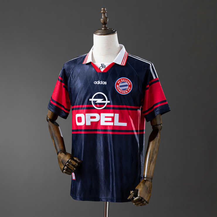 Retro Bayern München 1997/98 Bortedrakt Fotballdrakt Herre