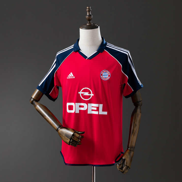 Retro Bayern München 2000/01 Hjemmedrakt Fotballdrakt Herre