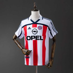 Retro Bayern München 2000/02 Bortedrakt Fotballdrakt Herre