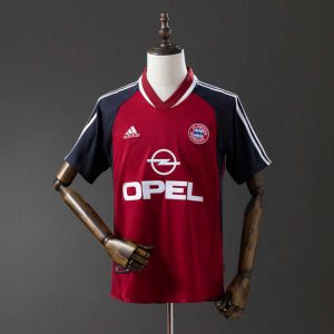 Retro Bayern München 2001/02 Hjemmedrakt Fotballdrakt Herre