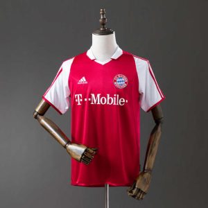 Retro Bayern München 2003/04 Hjemmedrakt Fotballdrakt Herre