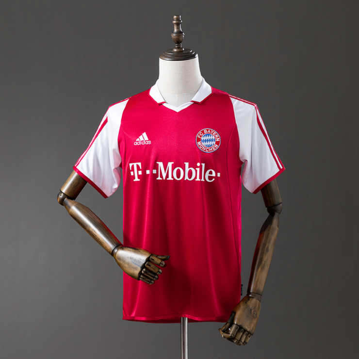 Retro Bayern München 2003/04 Hjemmedrakt Fotballdrakt Herre
