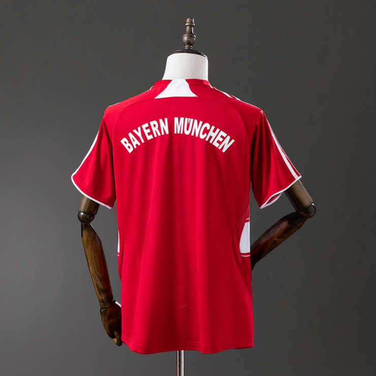 Retro Bayern München 2007/08 Hjemmedrakt Fotballdrakt Herre