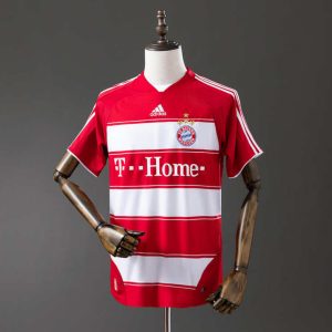 Retro Bayern München 2007/08 Hjemmedrakt Fotballdrakt Herre