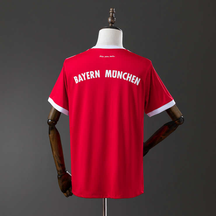 Retro Bayern München 2017/18 Hjemmedrakt Fotballdrakt Herre