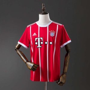 Retro Bayern München 2017/18 Hjemmedrakt Fotballdrakt Herre