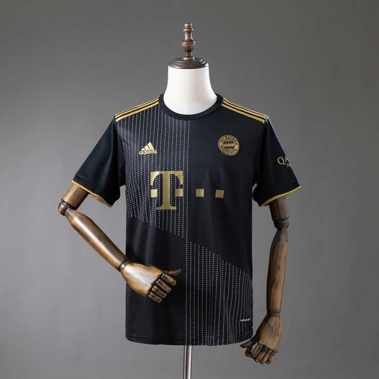 Retro Bayern München 2021/22 Bortedrakt Fotballdrakt Herre