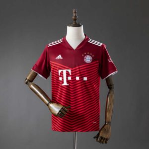 Retro Bayern München 2021/22 Hjemmedrakt Fotballdrakt Herre