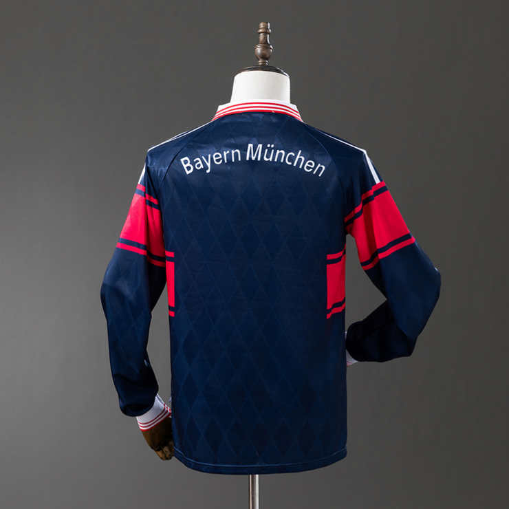 Retro Bayern München Bortedrakt 1997/98 Langermet Herre Fotballdrakt