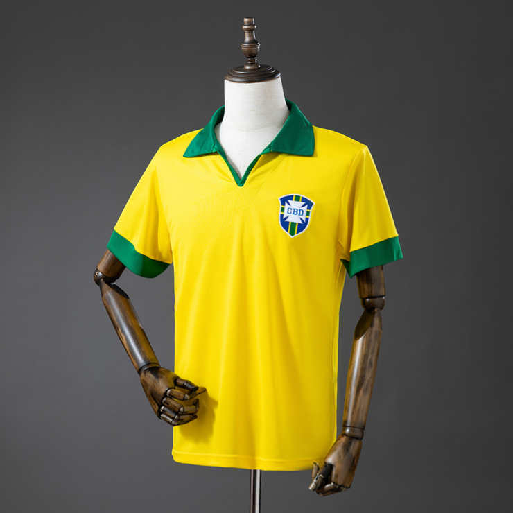 Retro Brasil 1958 Hjemmedrakt Herre Fotballdrakt