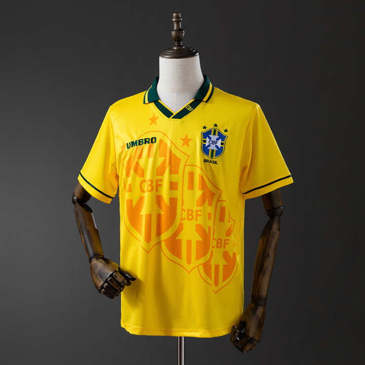 Retro Brasil 1993/94 Hjemmedrakt Herre Fotballdrakt