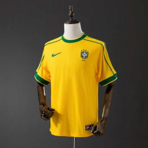 Retro Brasil 1998 Hjemmedrakt Herre Fotballdrakt