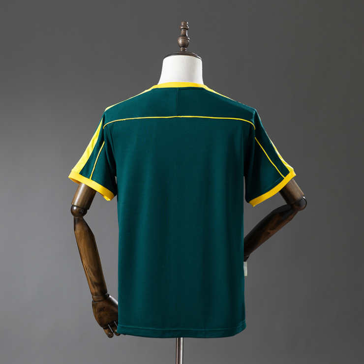Retro Brasil 1998 Keeperdrakt Mørkegrønn Herre Fotballdrakt