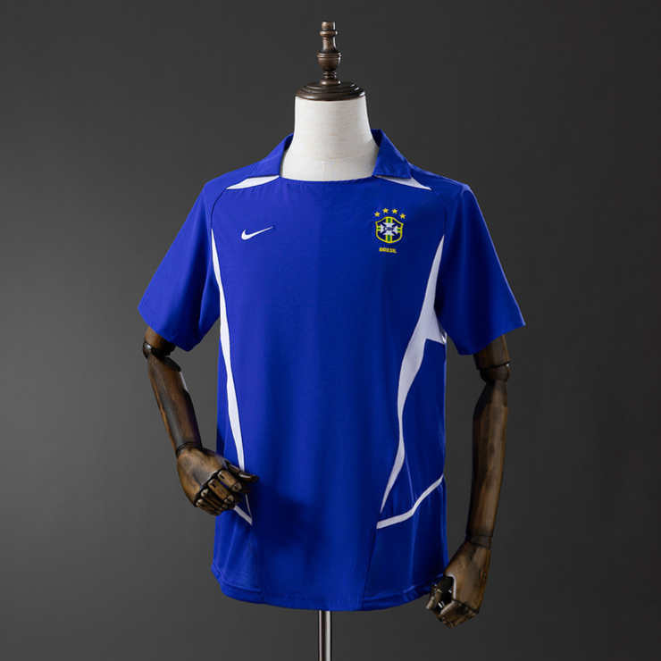 Retro Brasil 2002 Bortedrakt Herre Fotballdrakt