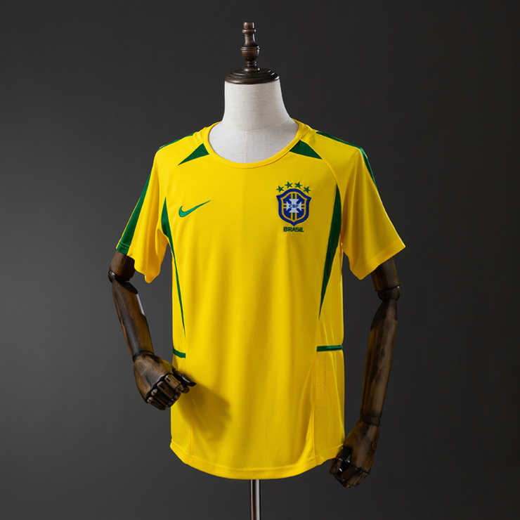 Retro Brasil 2002 Hjemmedrakt Herre Fotballdrakt
