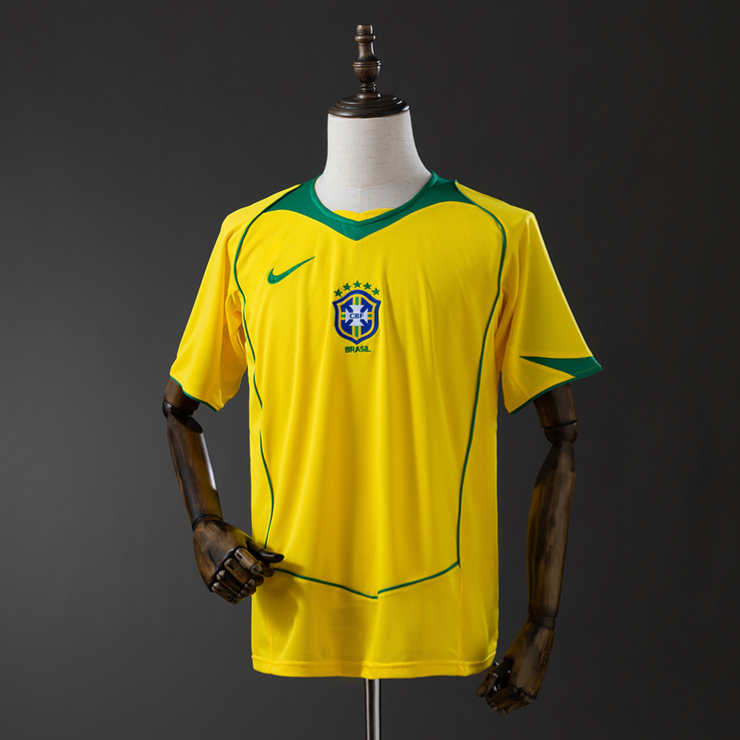 Retro Brasil 2004/06 Hjemmedrakt Herre Fotballdrakt