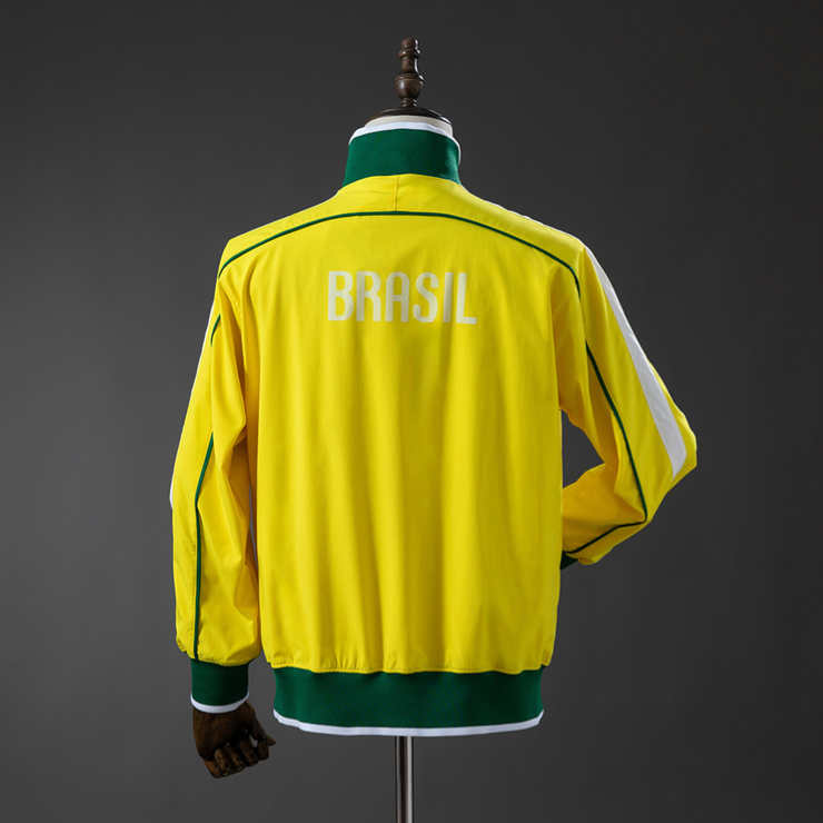 Retro Brasil 2010/11 Vindjakke Gul Herre Fotballdrakt