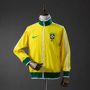 Retro Brasil 2010/11 Vindjakke Gul Herre Fotballdrakt