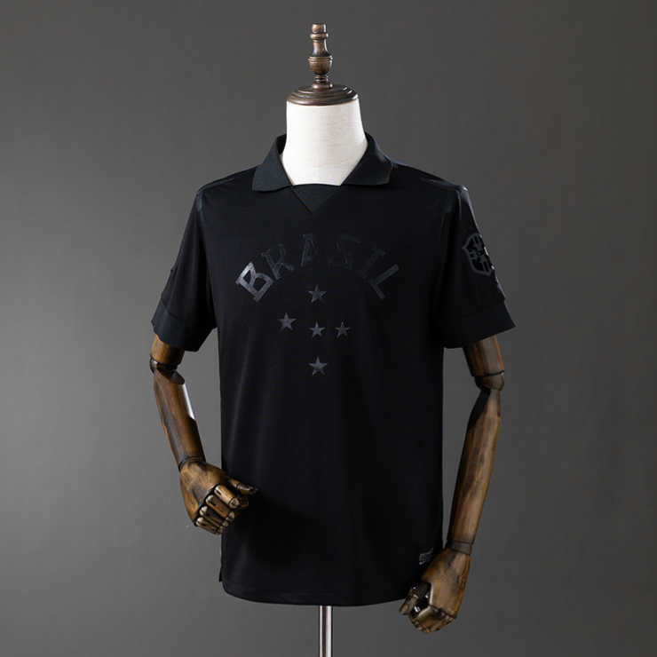 Retro Brasil 2013/14 Svart Klassisk Fotballdrakt Herre