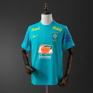 Retro Brasil 2021 Treningsdrakt Blå Herre Fotballdrakt